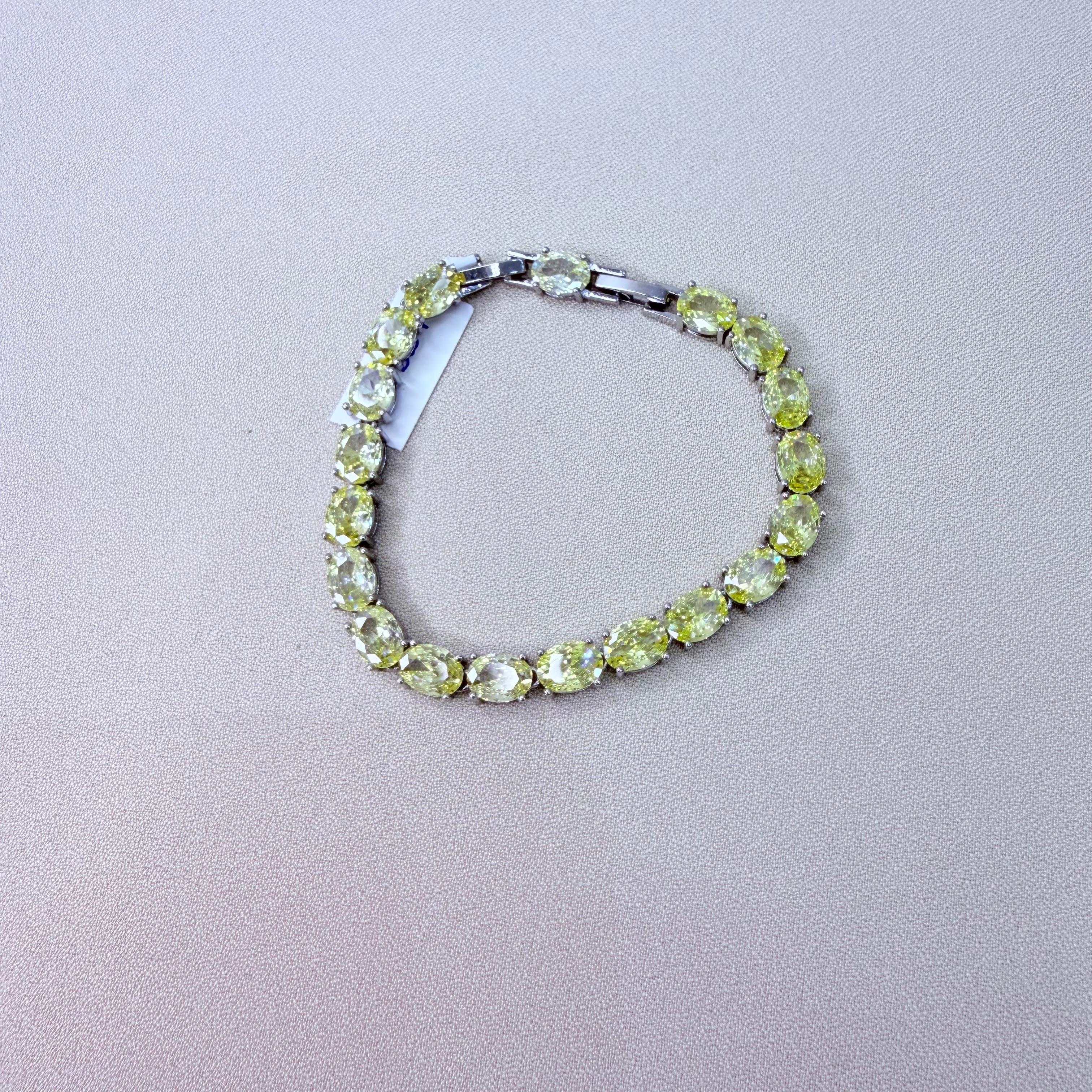 PULSEIRAS COM PREDRAS OVAL CITRINO