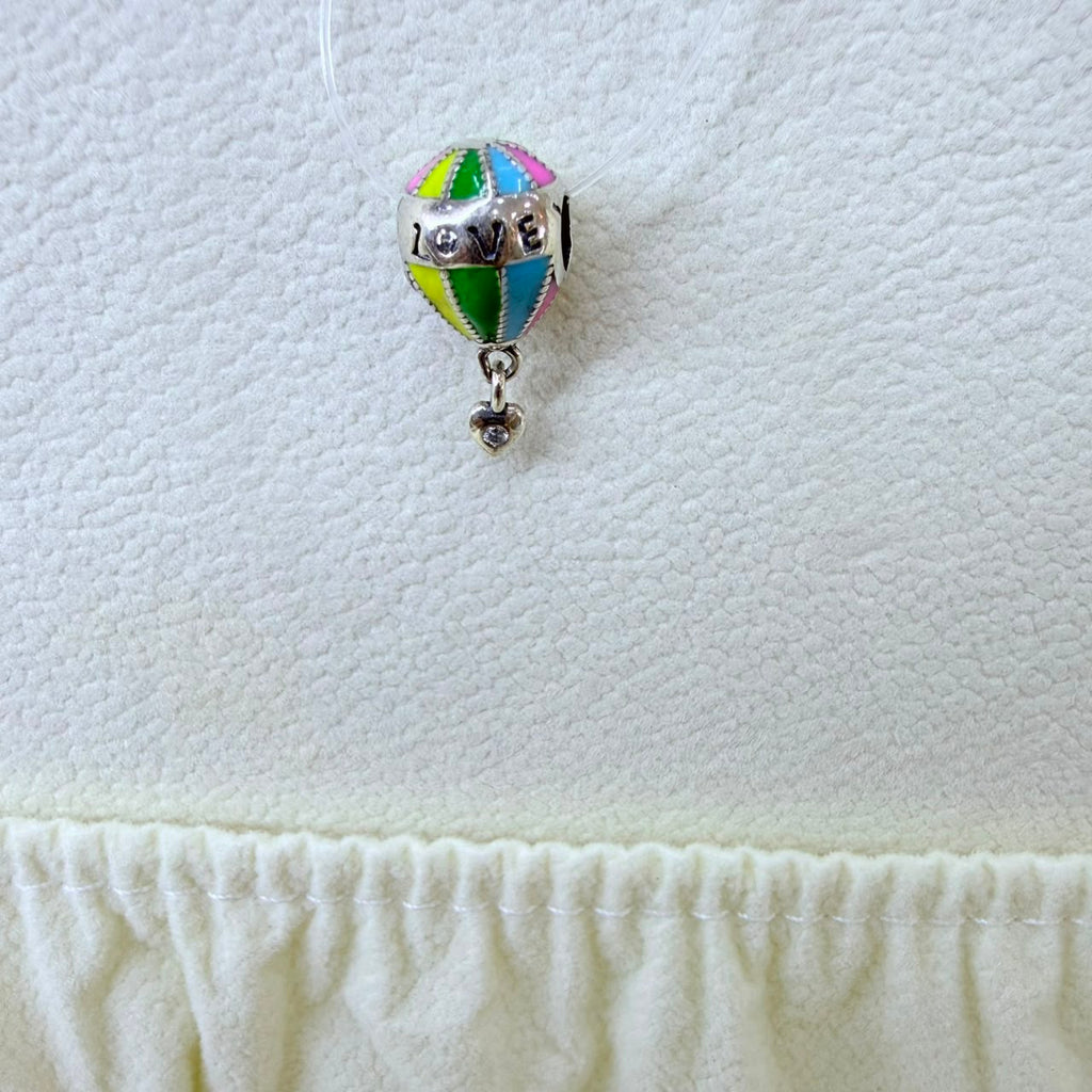 SEPARADOR PRATA 925 BALAO COM ESCRITA LOVE