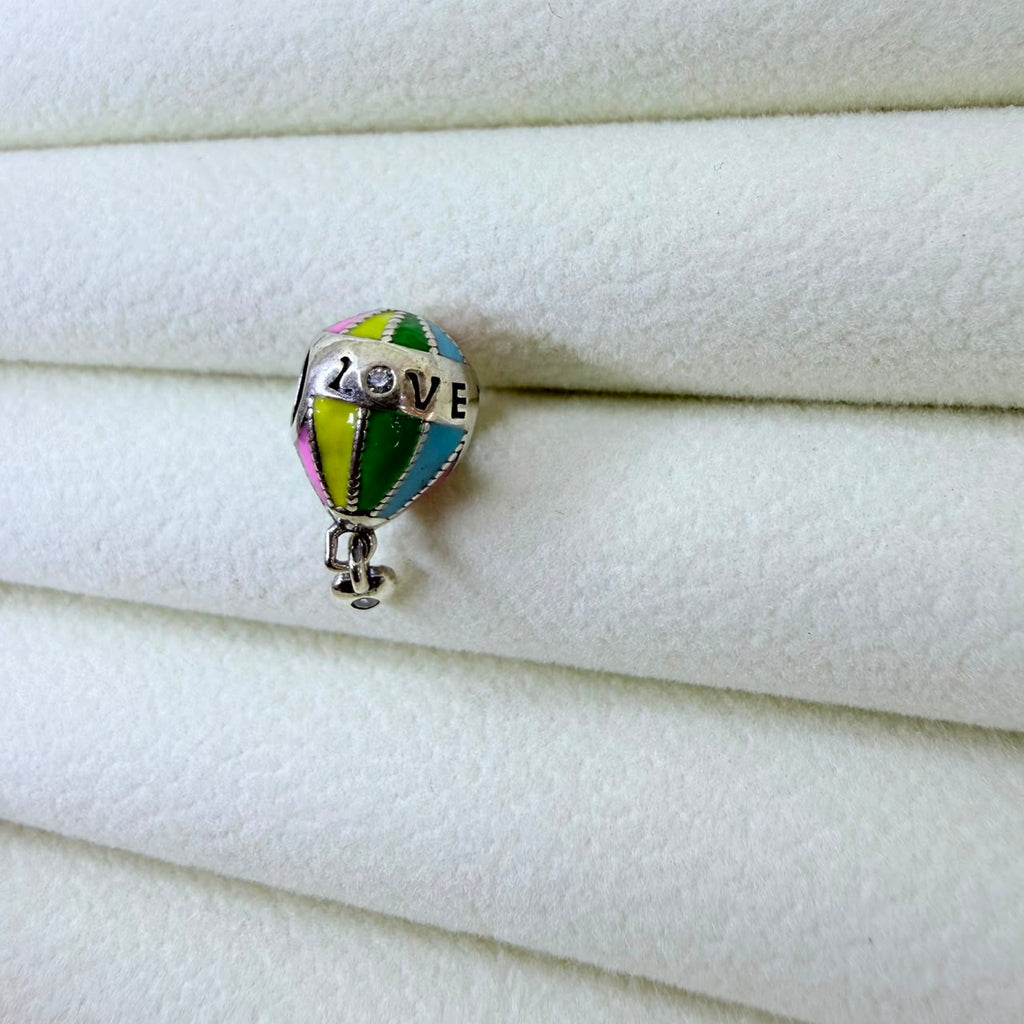 SEPARADOR PRATA 925 BALAO COM ESCRITA LOVE