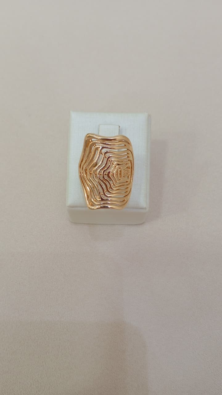 24346  ANEL DOURADO VAZADO HERREIRA