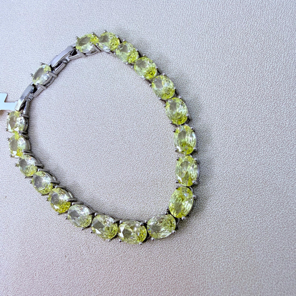 PULSEIRAS COM PREDRAS OVAL CITRINO